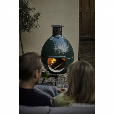 Big Green Egg Chiminea